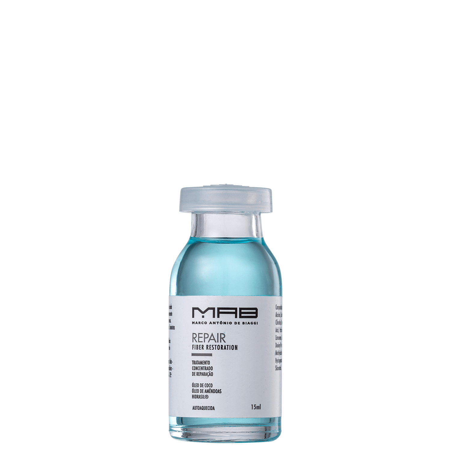 MAB Marco Antônio de Biaggi Repair Fiber Restoration - Ampola Capilar 15ml