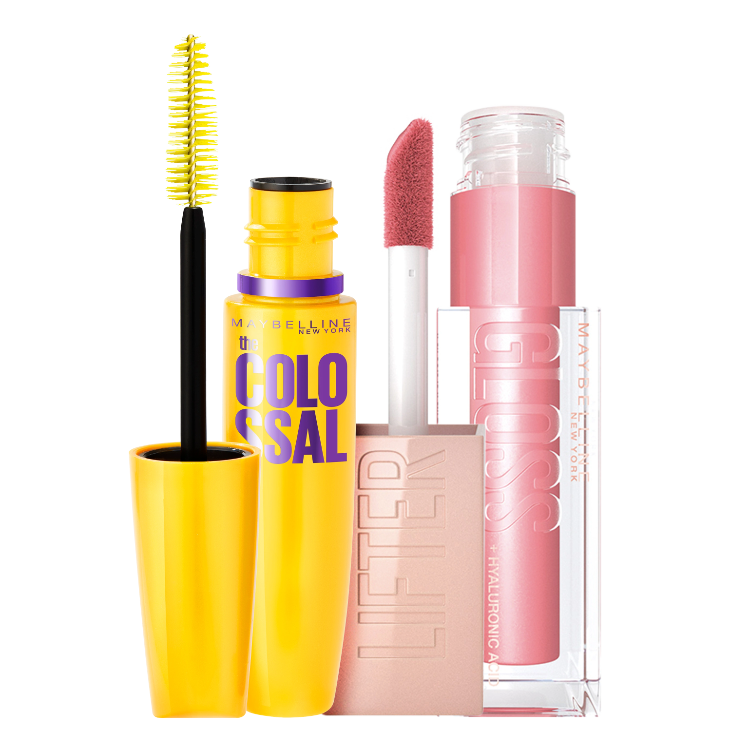 Kit Maybelline Máscara & Gloss Silk (2 produtos)