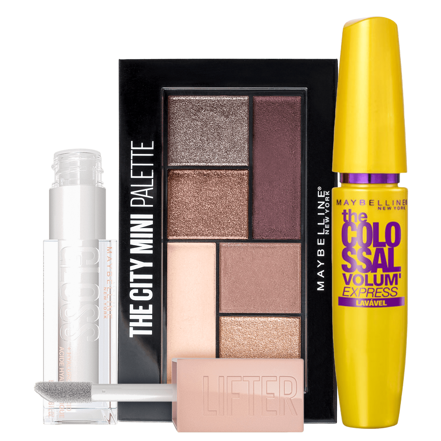 Kit Maybelline Make The City Pearl (3 Produtos)