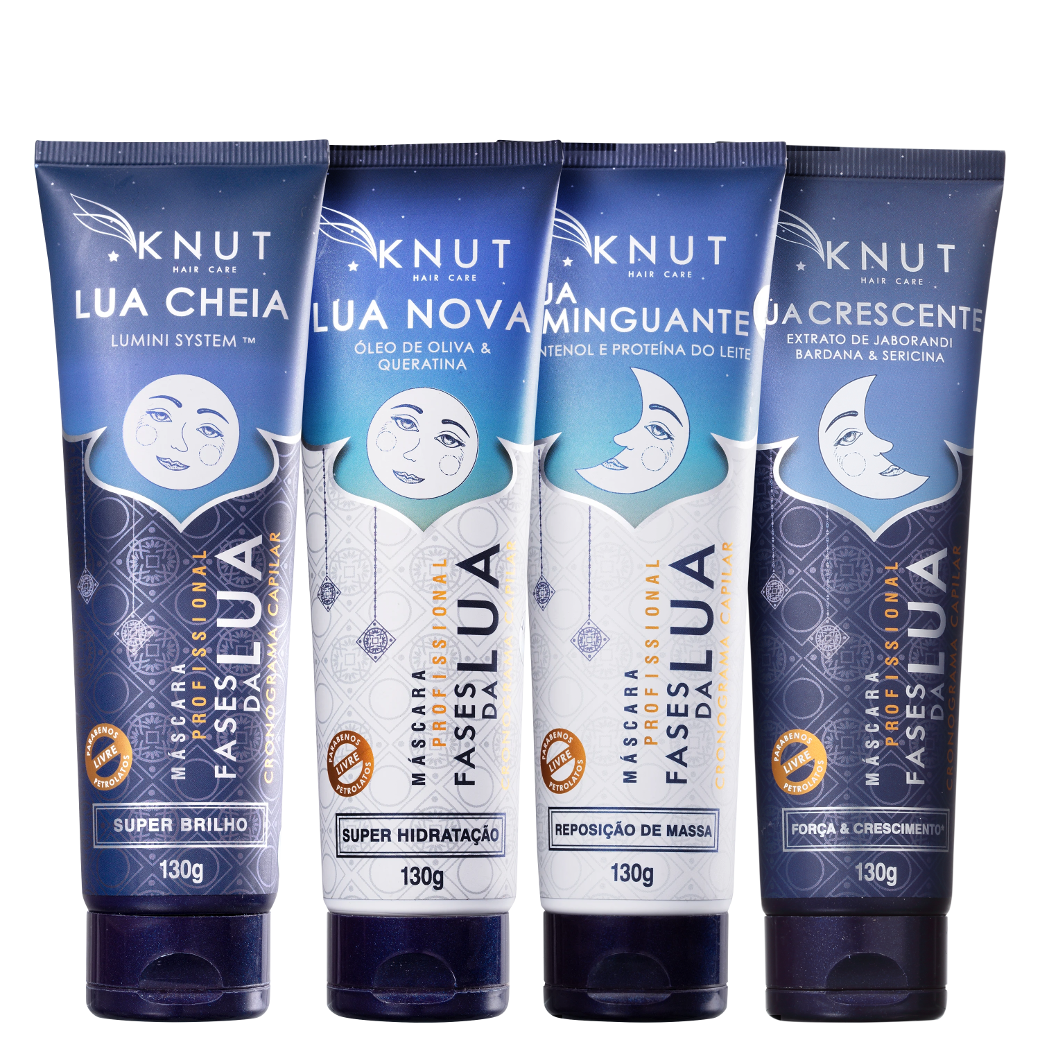 Kit Knut Cronograma Capilar Fases da Lua (4 produtos)