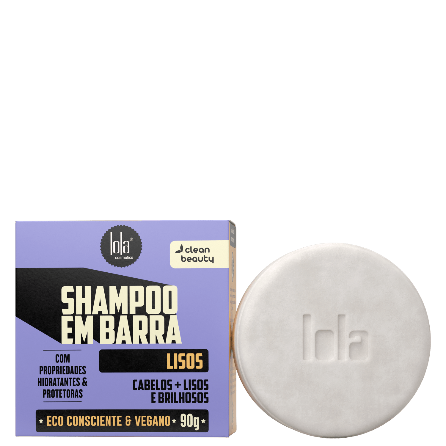 Lola Cosmetics Lisos - Shampoo em Barra 90g