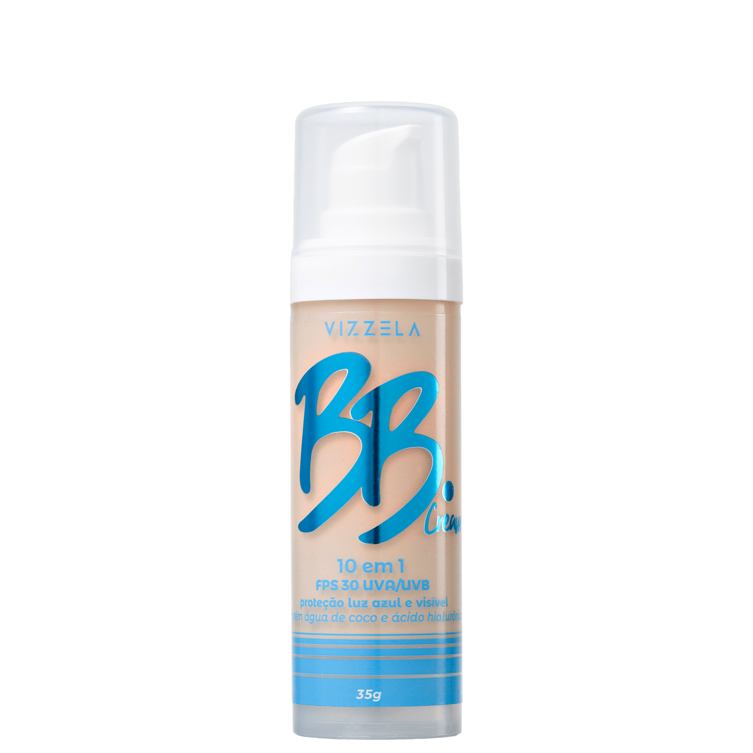 Vizzela Cosméticos 10 em 1 FPS 30 Cor 00 - BB Cream 35g