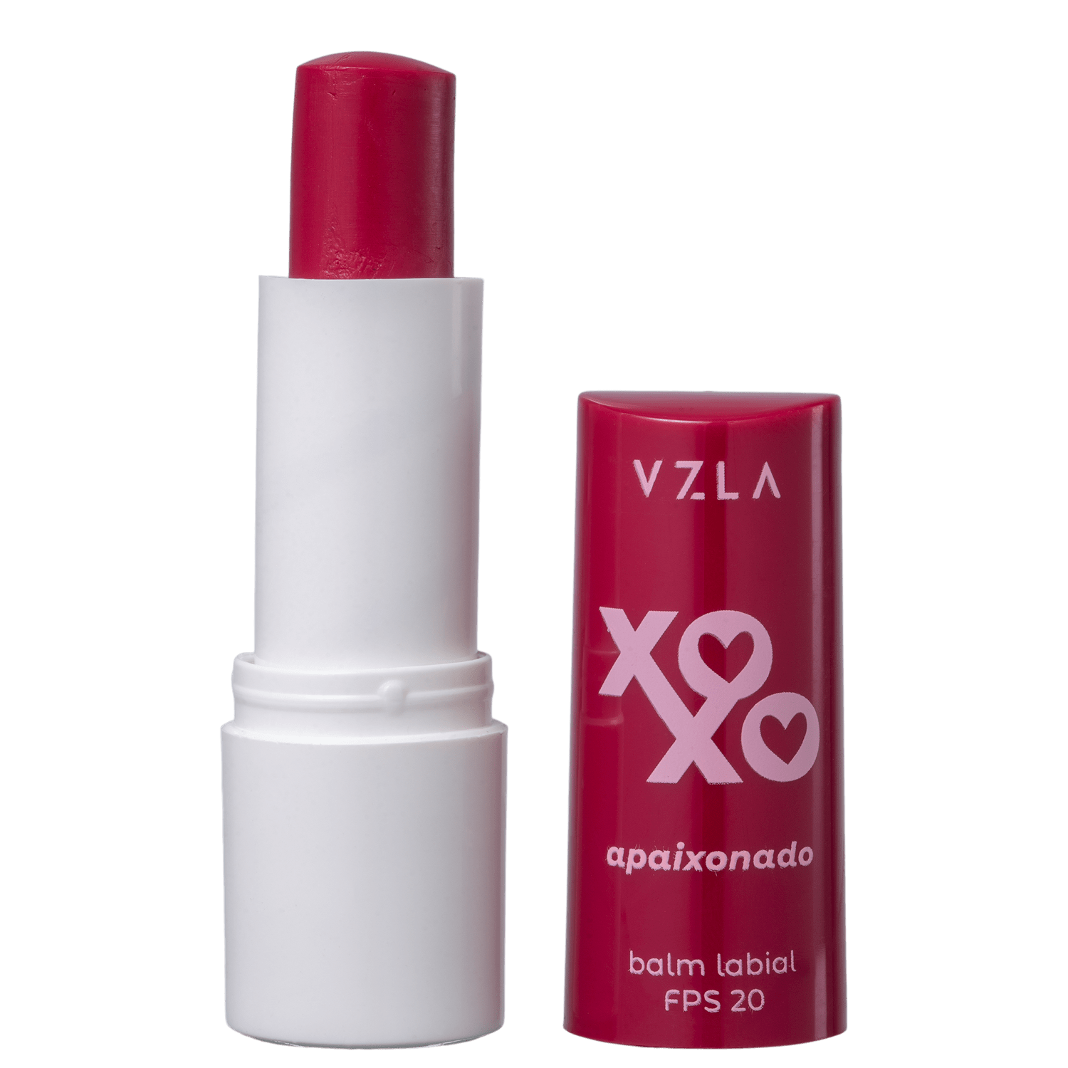 Vizzela Cosméticos Balm Xoxo FPS 20 Apaixonado - Bálsamo Labial 4g