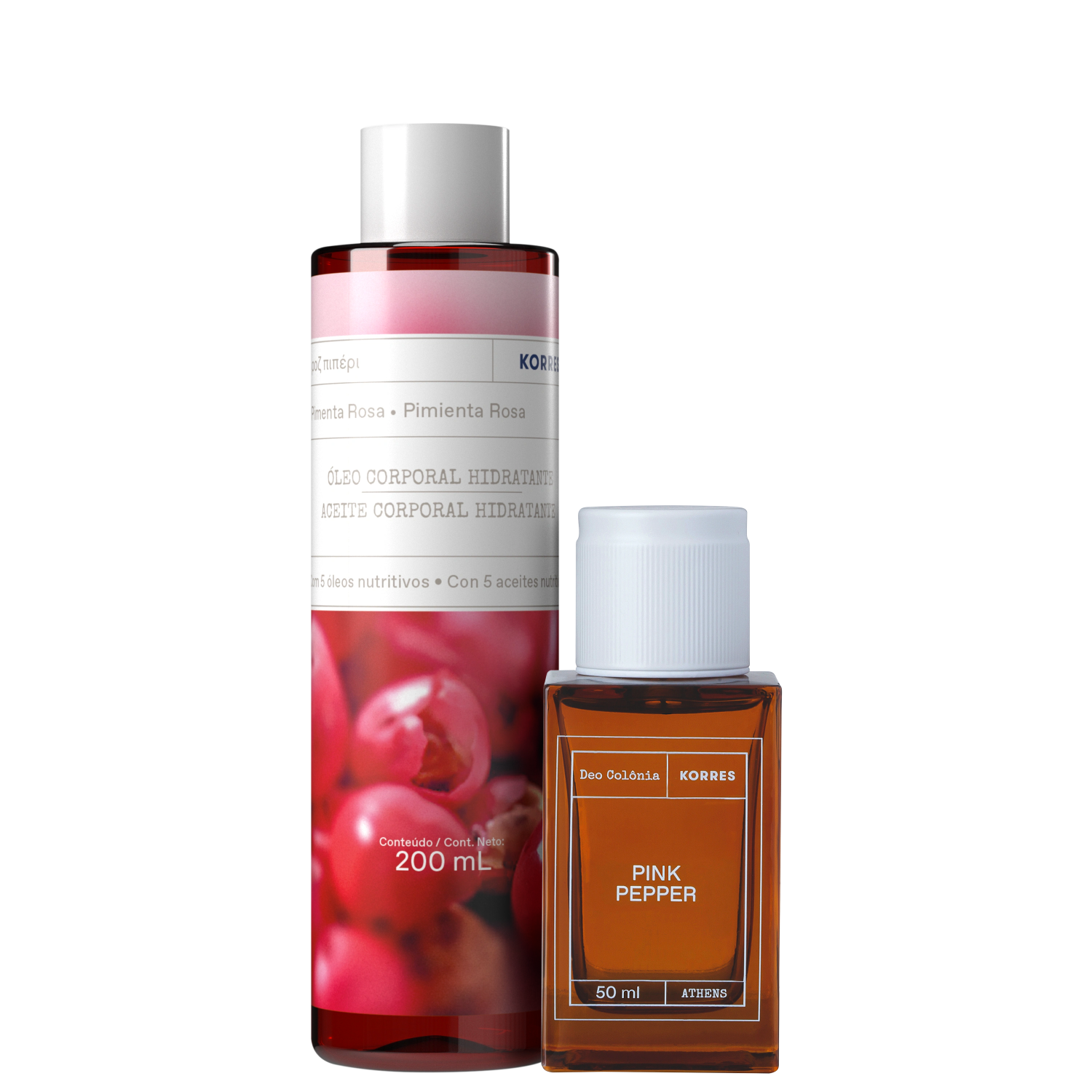 Kit Korres Pimenta Rosa (2 produtos)