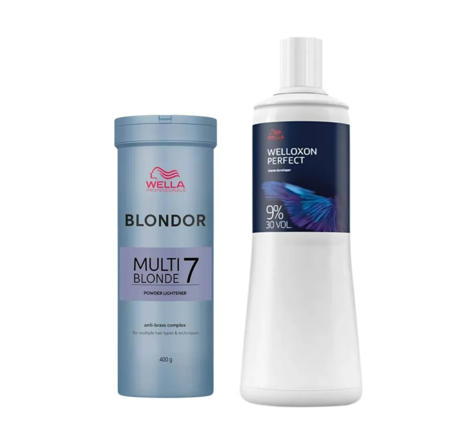 Kit Wella Professionals Blondor Descolorante + Ox 30 Volumes (2 Produtos)