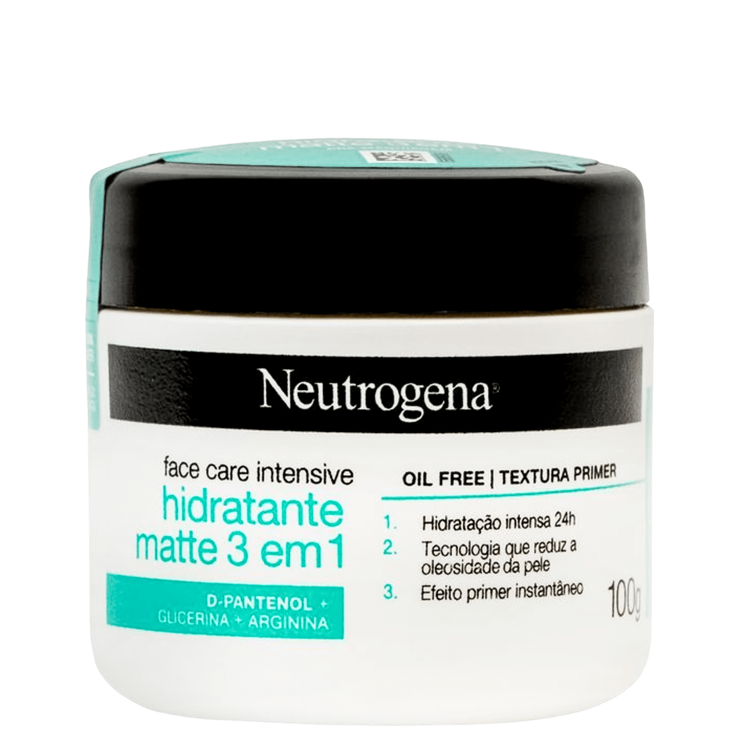 Neutrogena Face Care Intensive Matte 3 em 1 - Hidratante Facial 100g