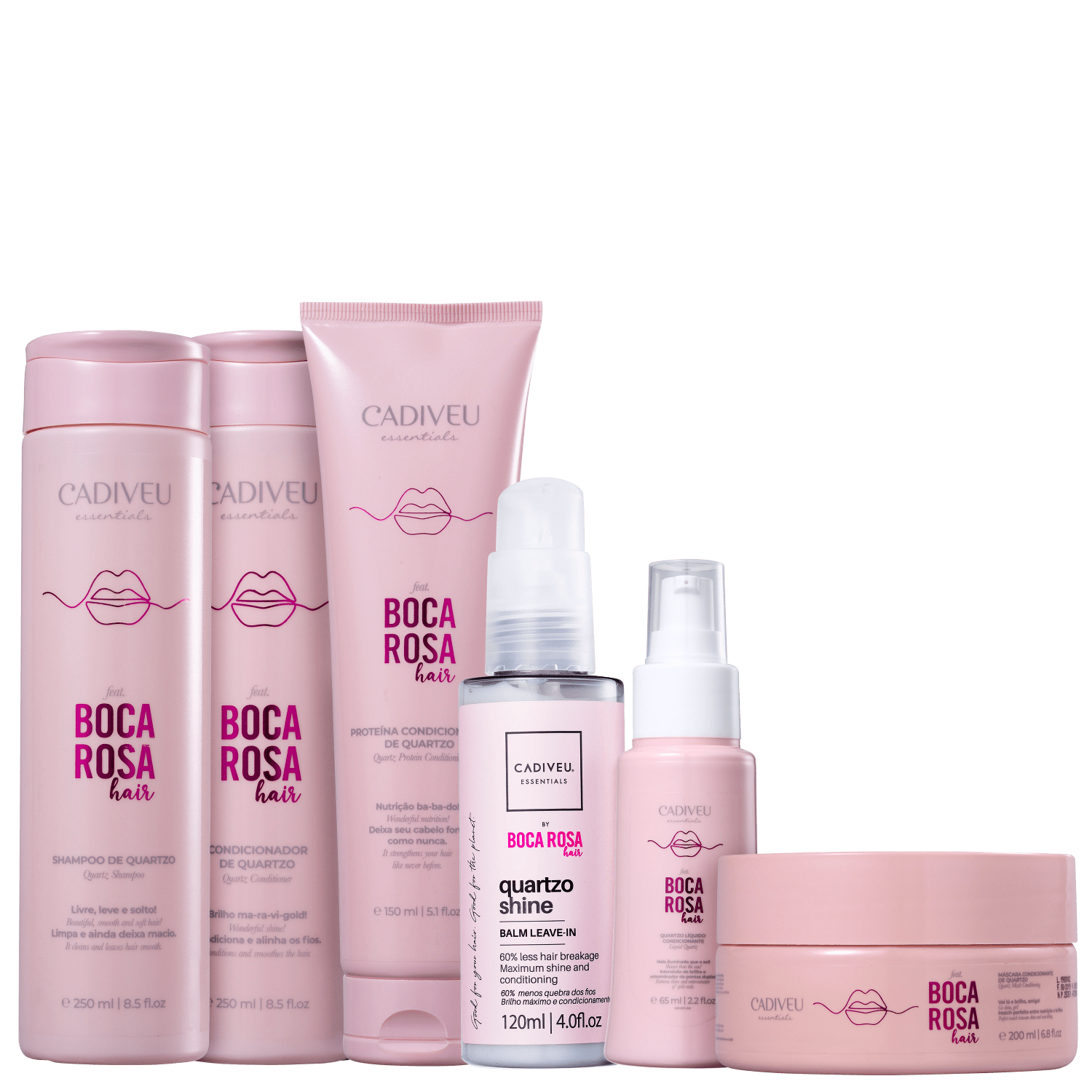 Kit Cadiveu Essentials Quartzo Shine (6 Produtos)