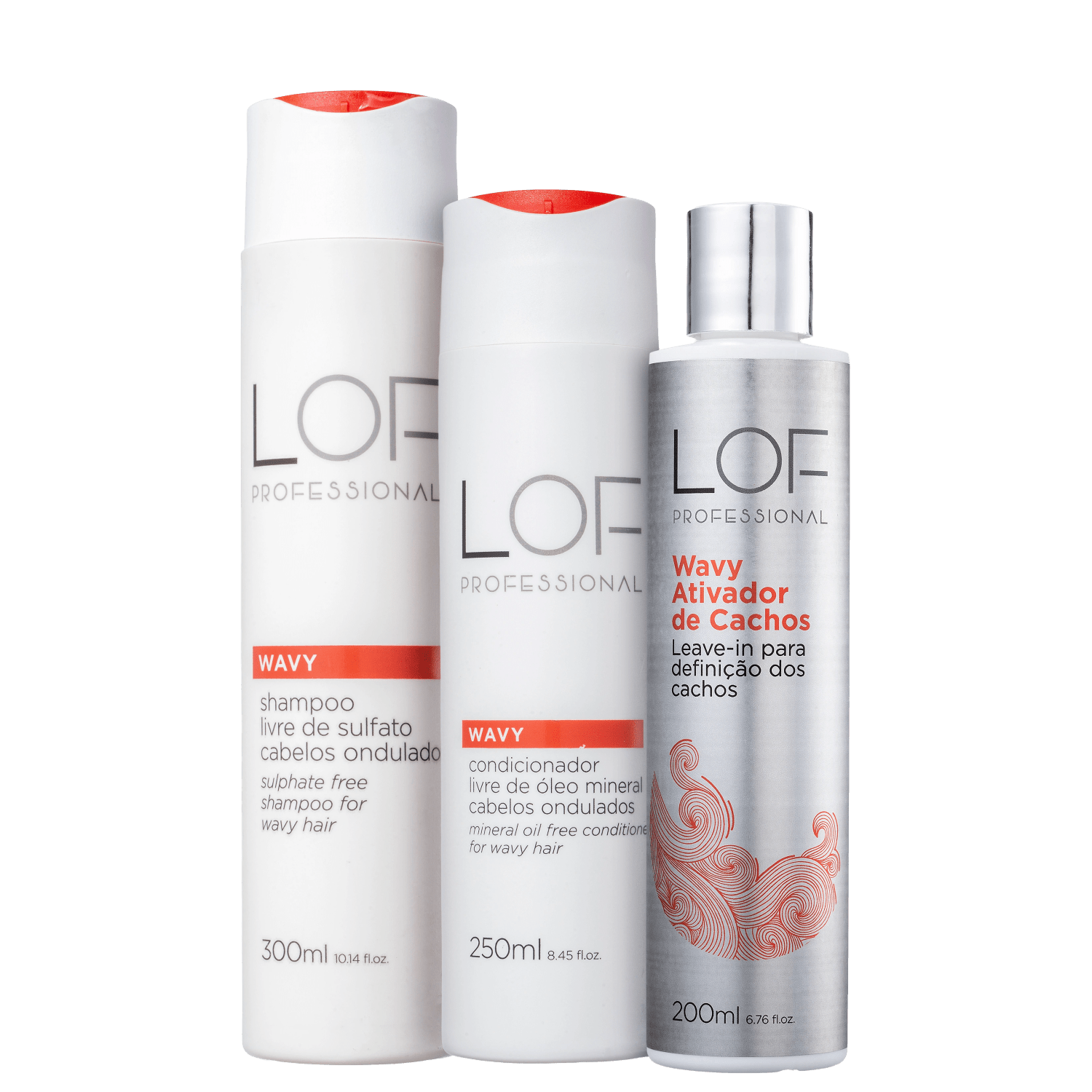 Kit LOF Professional Wavy Trio (3 Produtos)
