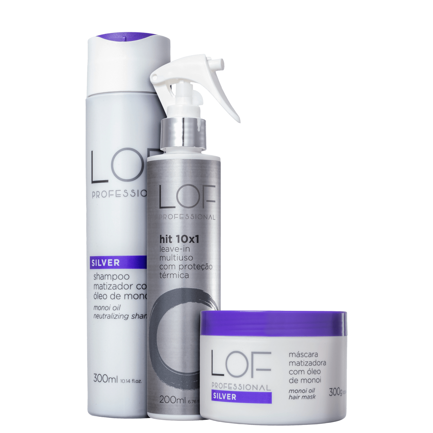 Kit LOF Professional Silver Matizador #01 (3 Produtos)