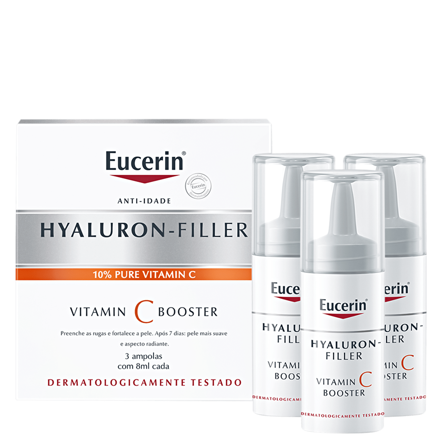 Eucerin Hyaluron-Filler Vitamin C Booster - Sérum Redutor de Linhas 3x8ml