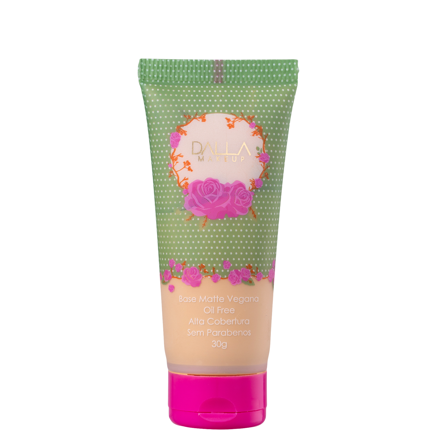 Dalla Makeup Efeito Matte 02 - Base Líquida 30g