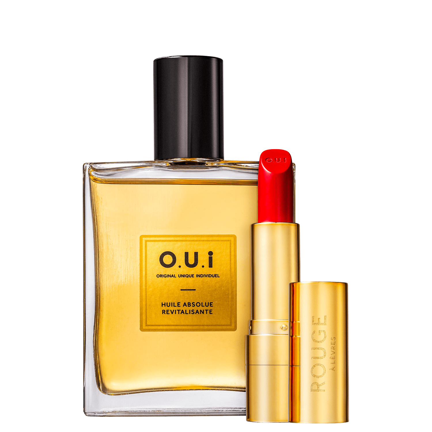 Kit O.U.i Rouge Luxe Absolut - Óleo Absoluto 100ml + Batom Cremoso 3,5g