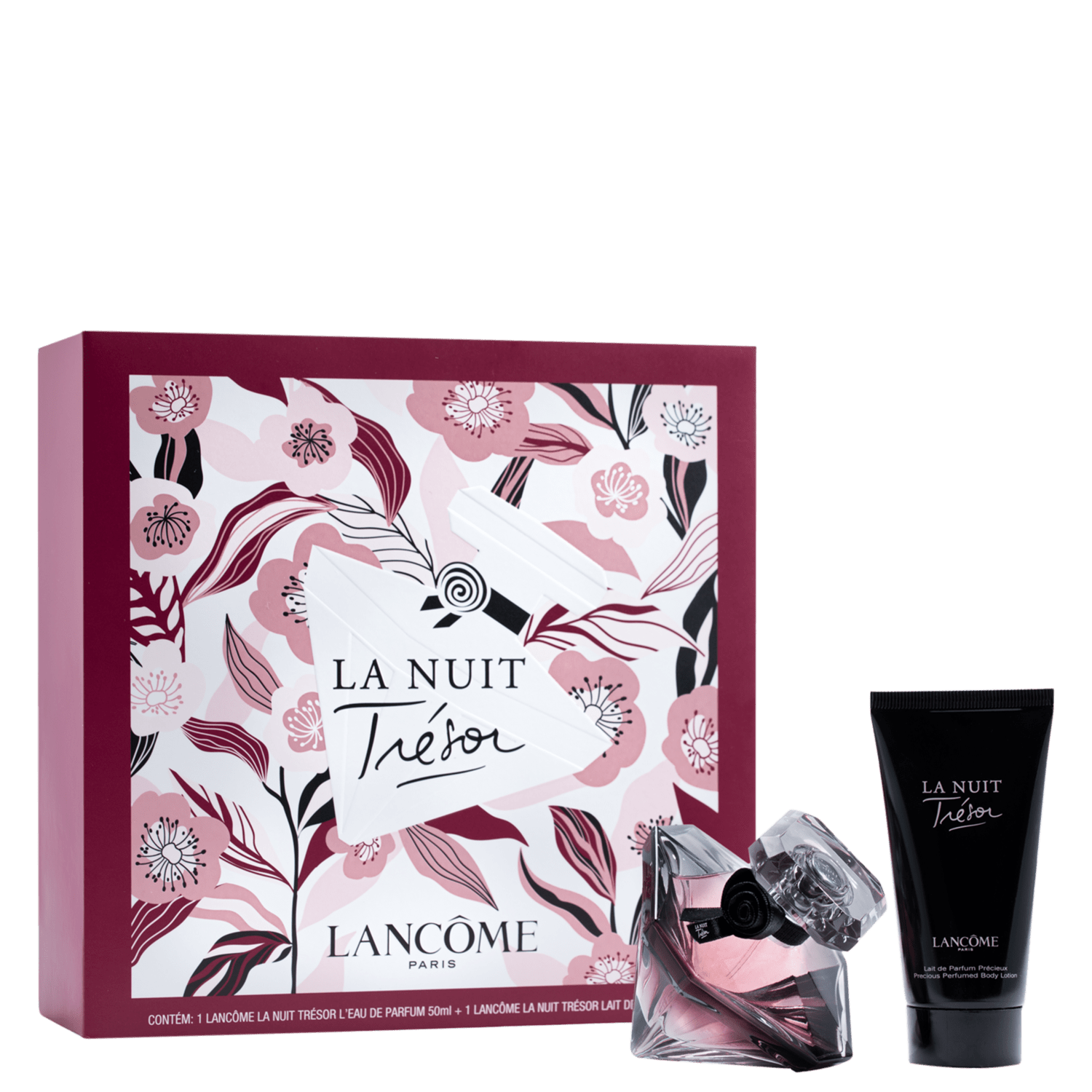 Conjunto La Nuit Trésor Lancôme Feminino - Eau de Parfum 50ml + Loção Corporal 50ml