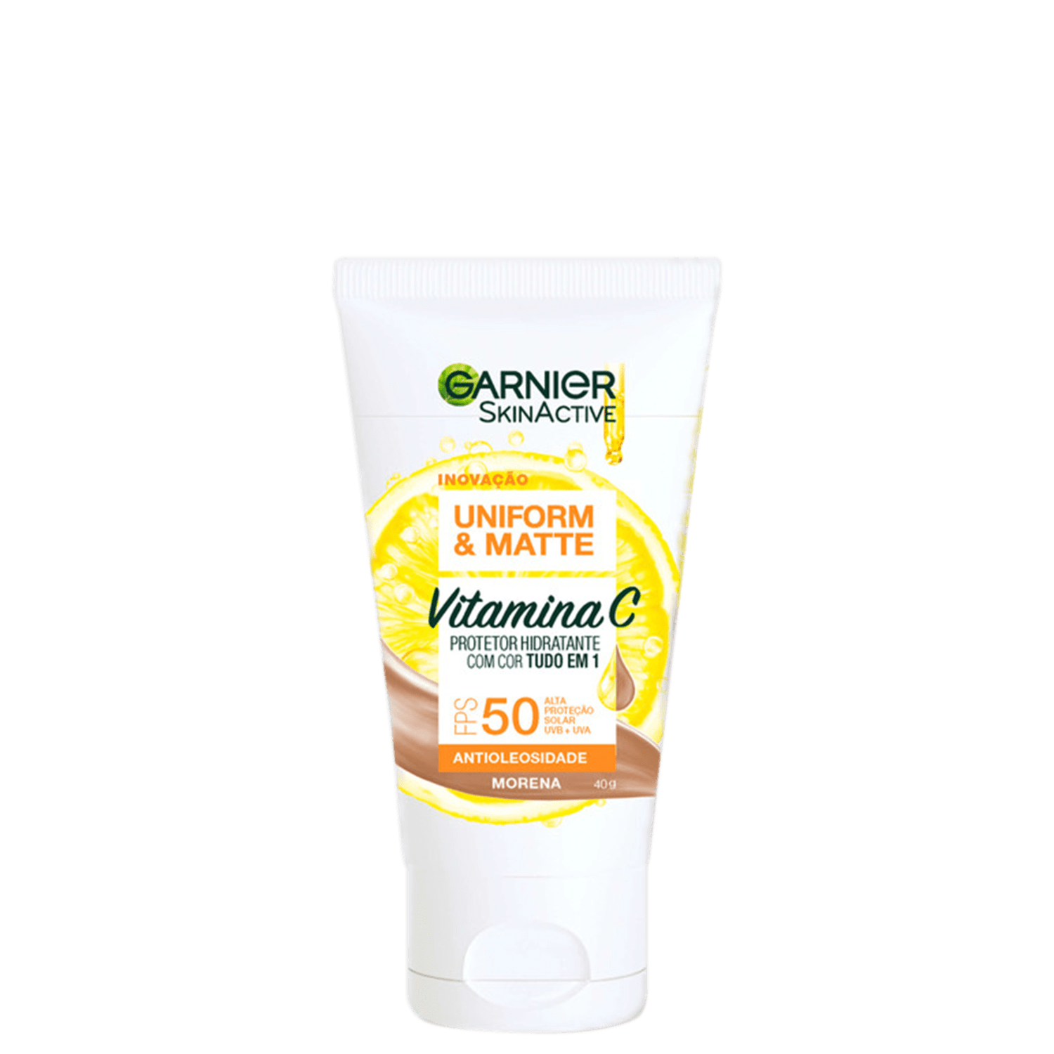Garnier SkinActive Uniform & Matte FPS50 Morena - Protetor Hidratante Facial 40g