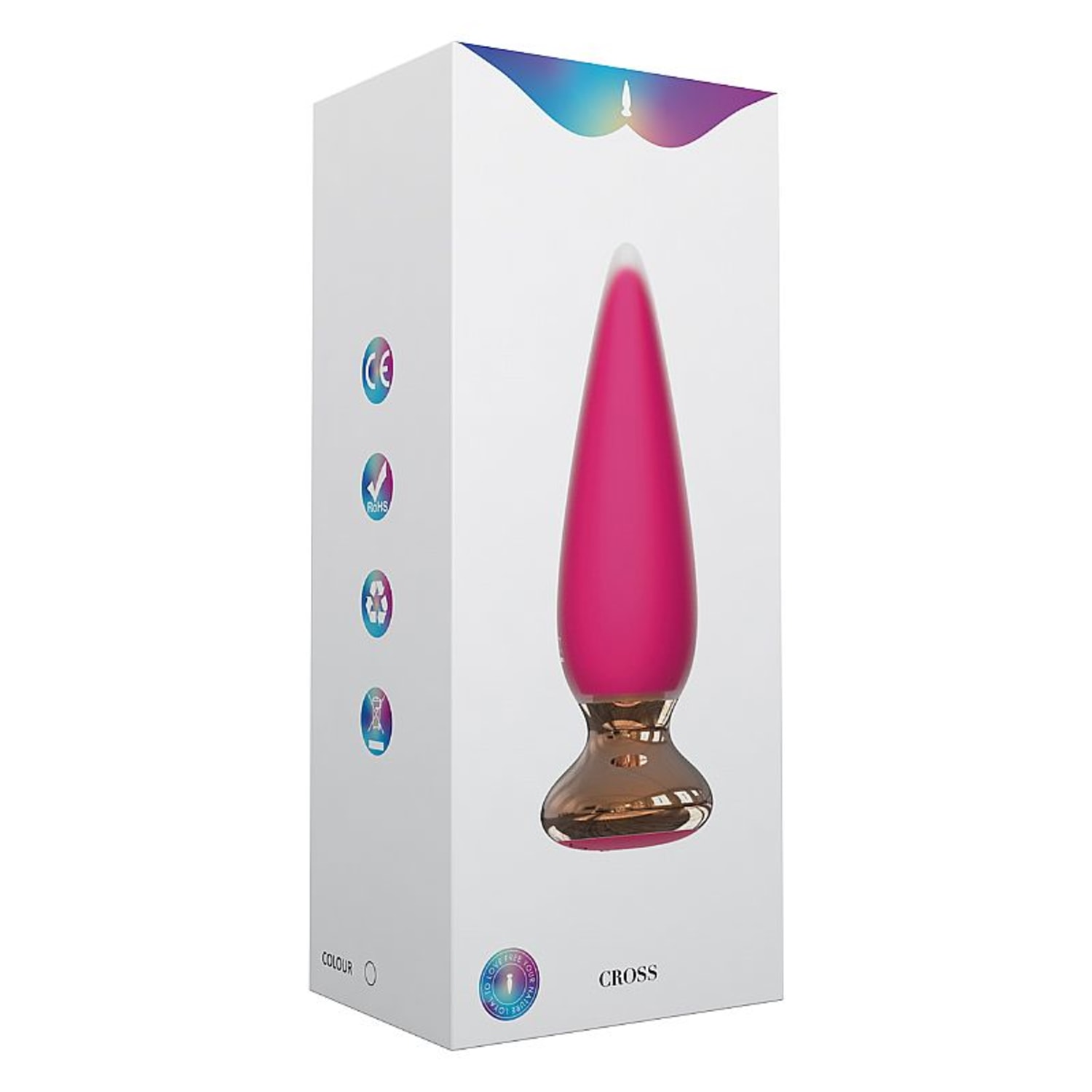 Plug Anal com Vibração e Controle Remoto Cross