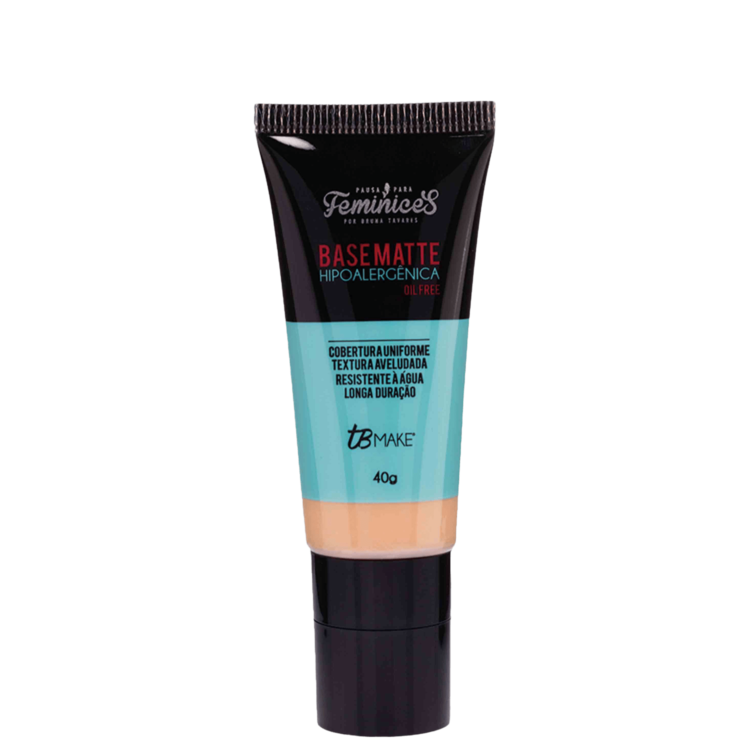 TB Make Pausa para Feminices Bruna Tavares Hipoalergênica Matte C40 - Base Líquida 40g