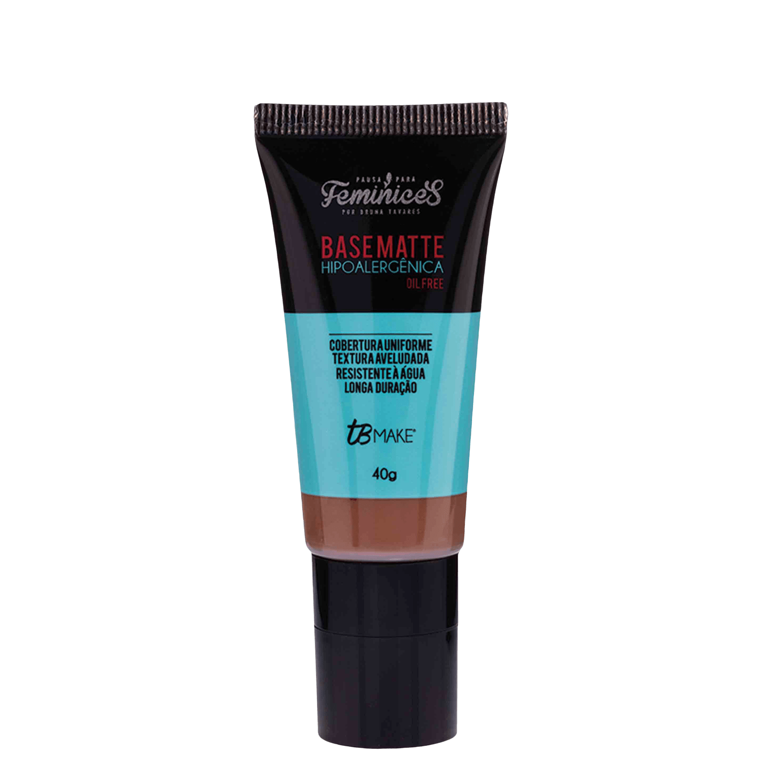 TB Make Pausa para Feminices Bruna Tavares Hipoalergênica Matte E20 - Base Líquida 40g