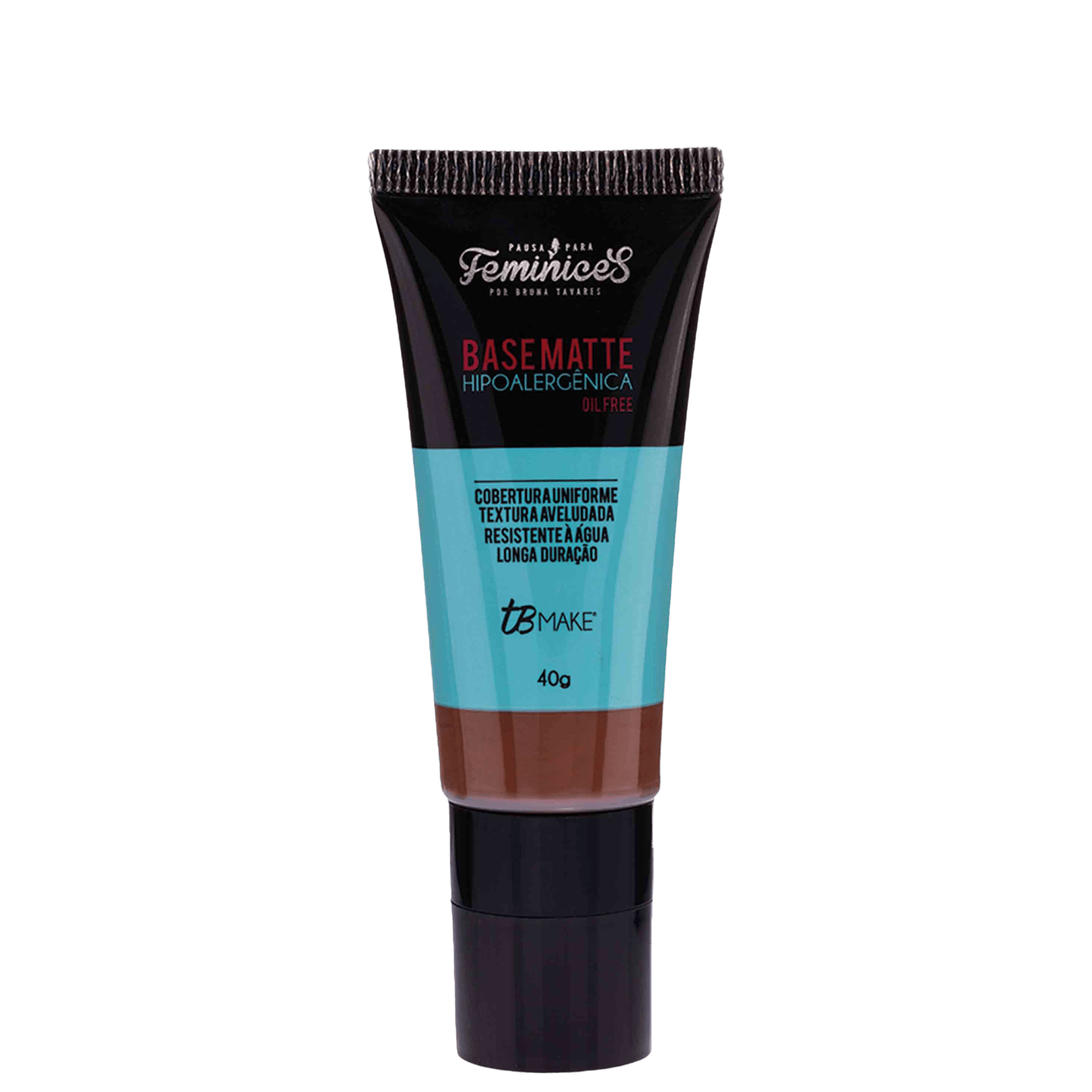 TB Make Pausa para Feminices Bruna Tavares Hipoalergênica Matte E30 - Base Líquida 40g
