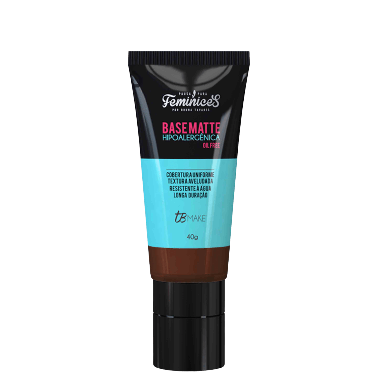 TB Make Pausa para Feminices Bruna Tavares Hipoalergênica Matte E40 - Base Líquida 40g