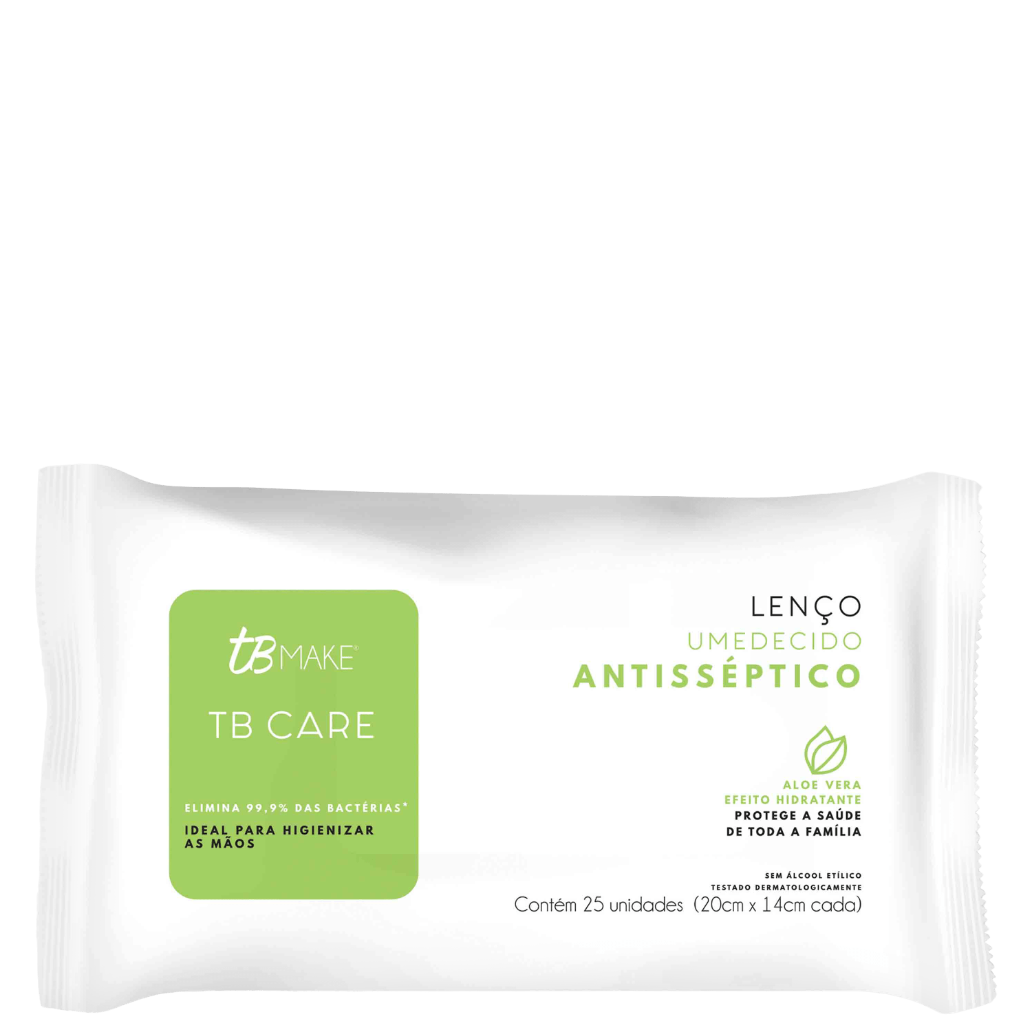 TB Make TB Care Lenço Umedecido Antisséptico - Lenços Umedecidos (25 unidades)