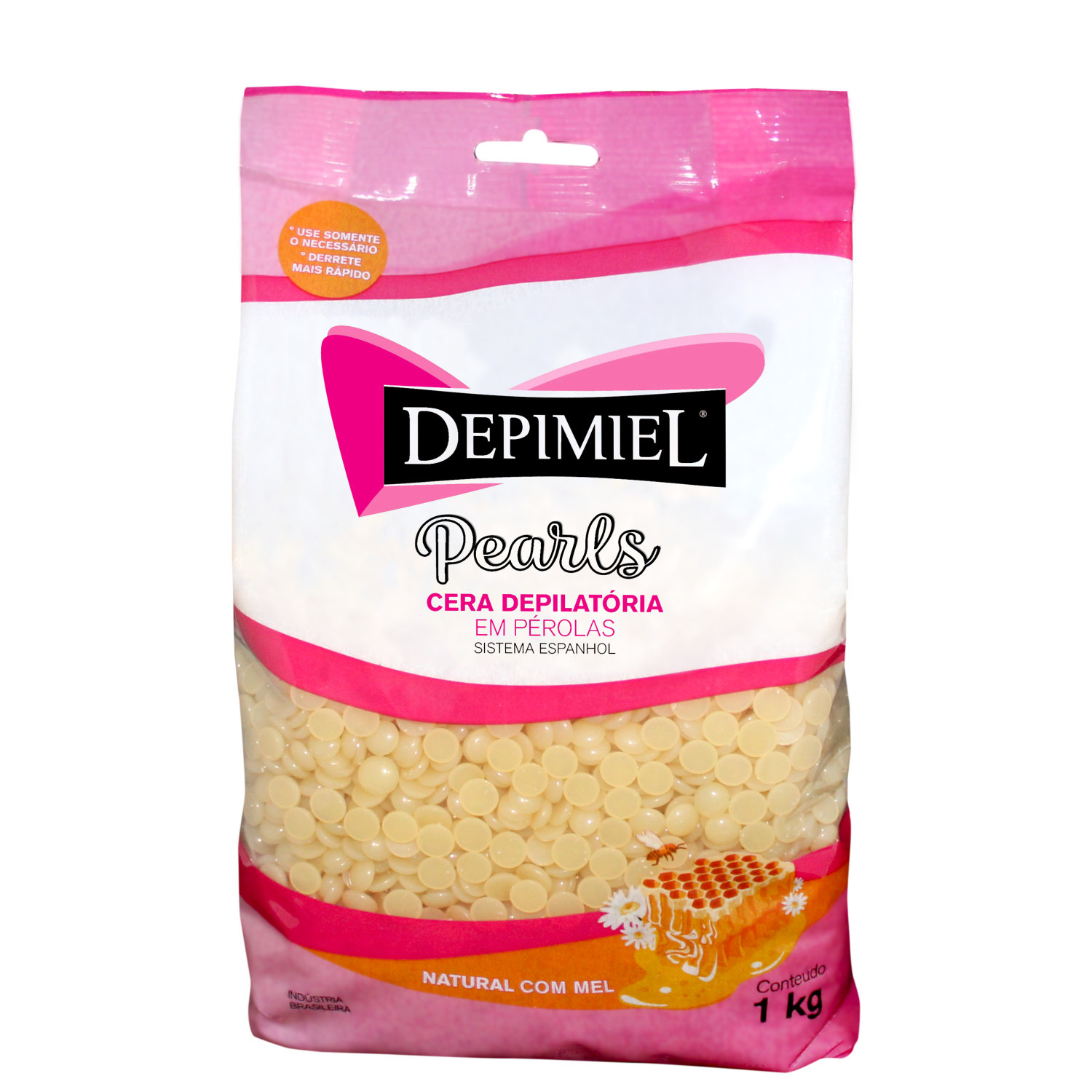 Depimiel Pearls Natural - Cera Depilatória em Pérolas 1kg