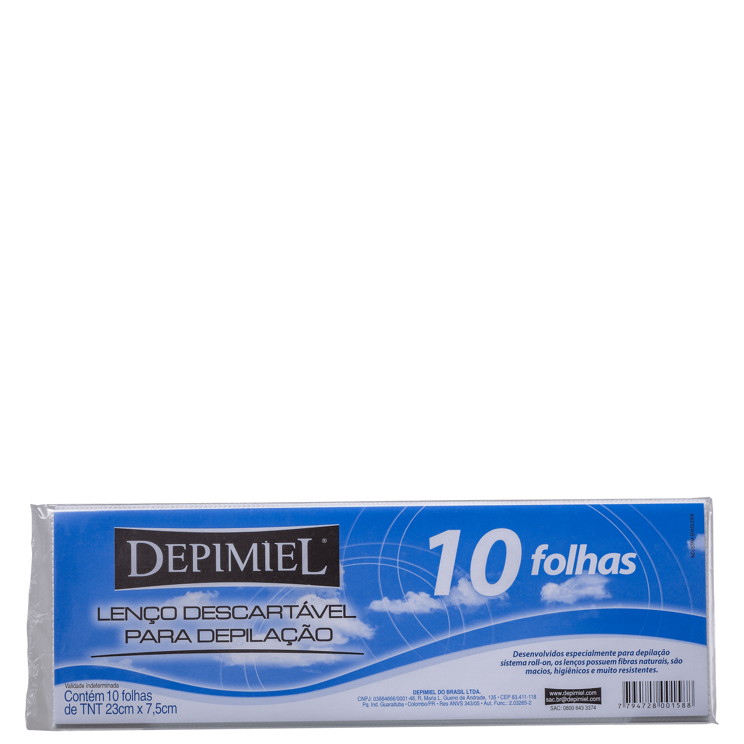 Depimiel TNT Descartável - Lenço Depilatório (10 Unidades)