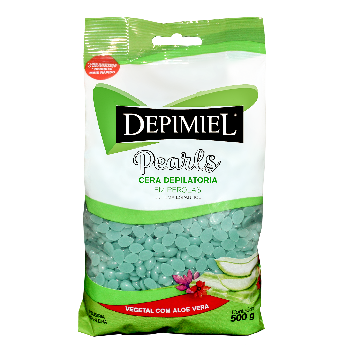Depimiel Pearls Vegetal - Cera Depilatória em Pérolas 500g