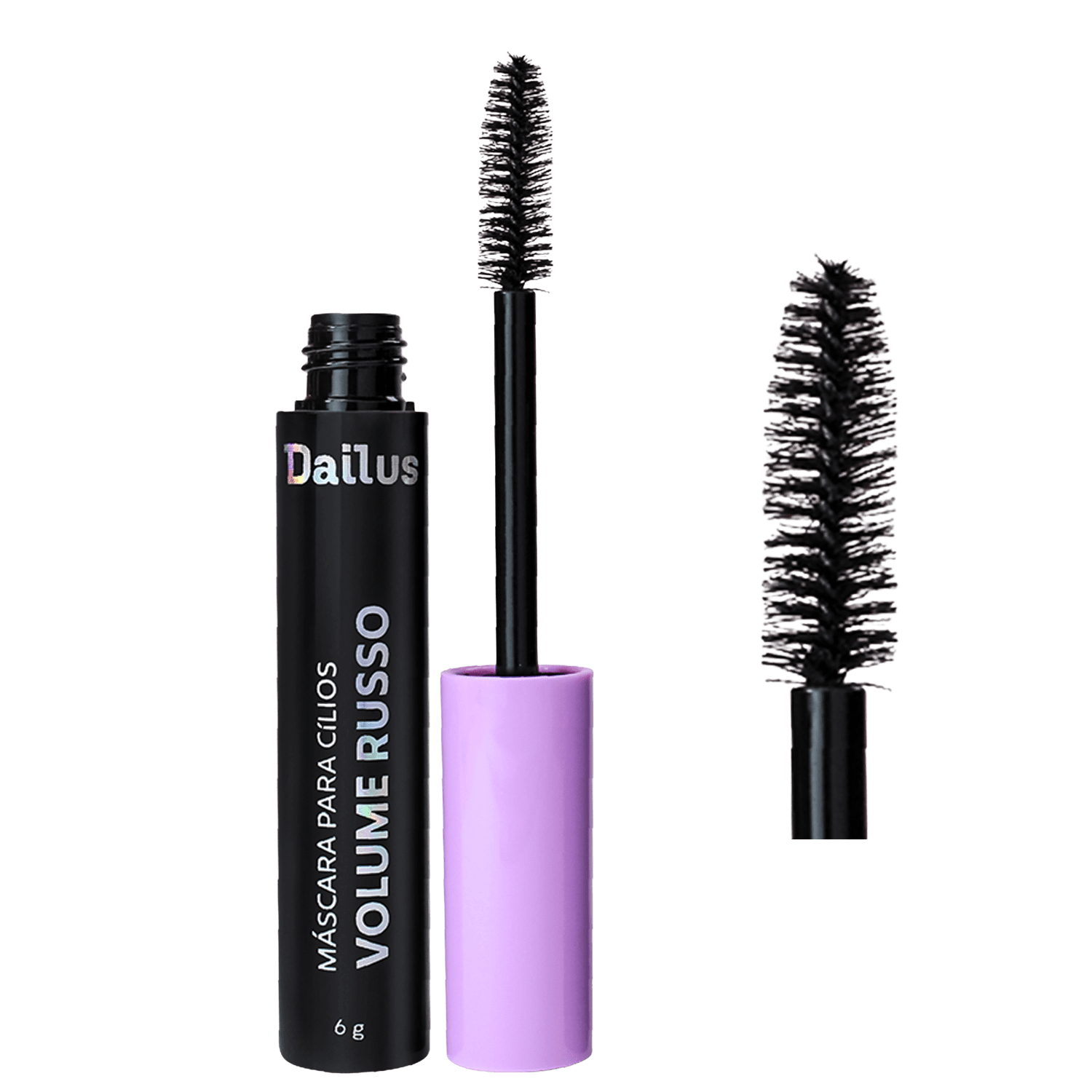 Dailus Volume Russo Preta - Máscara de Cílios 6g