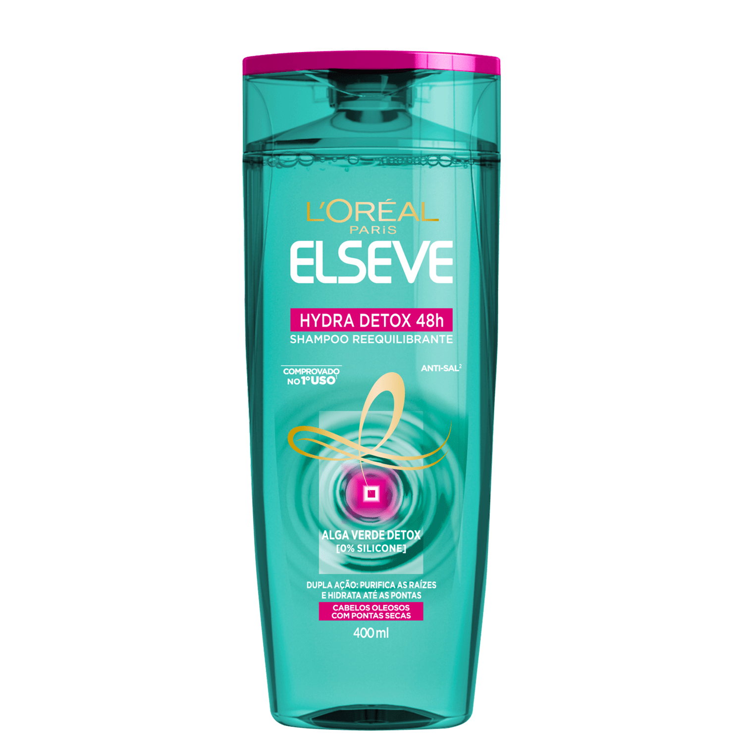 Elseve L'Oréal Paris Hydra Detox 48h - Shampoo 400ml