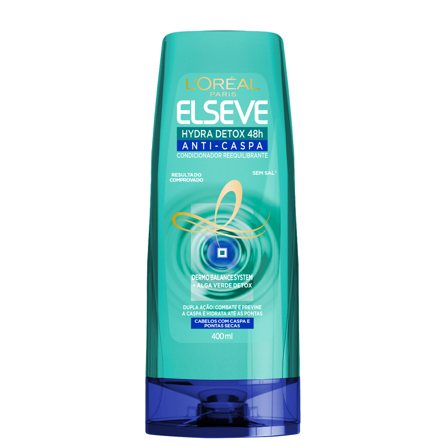 Elseve L'Oréal Paris Hydra Detox 48h Anti-Caspa - Condicionador 400ml