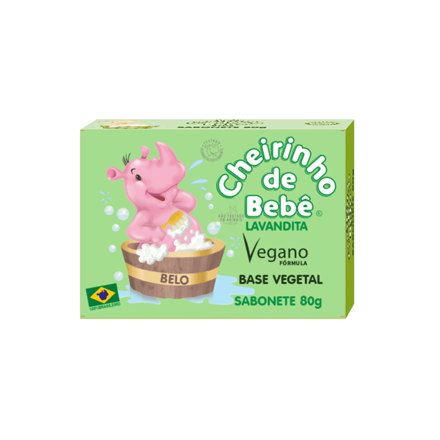 Cheirinho de Bebê Glicerina Lavandita - Sabonete em Barra 80g