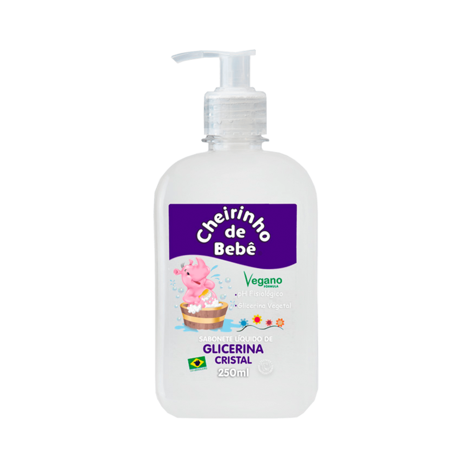 Cheirinho de Bebê Glicerina Cristal - Sabonete Líquido 250ml