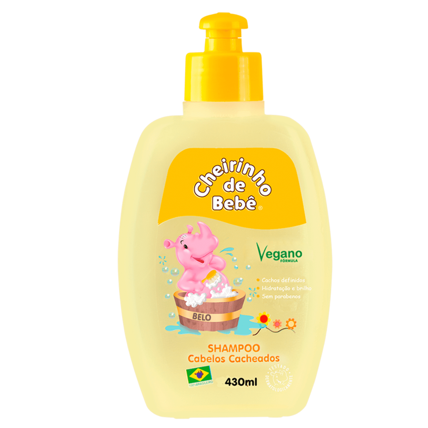 Shampoo Cabelos Cacheados Cheirinho de Bebê 430ml