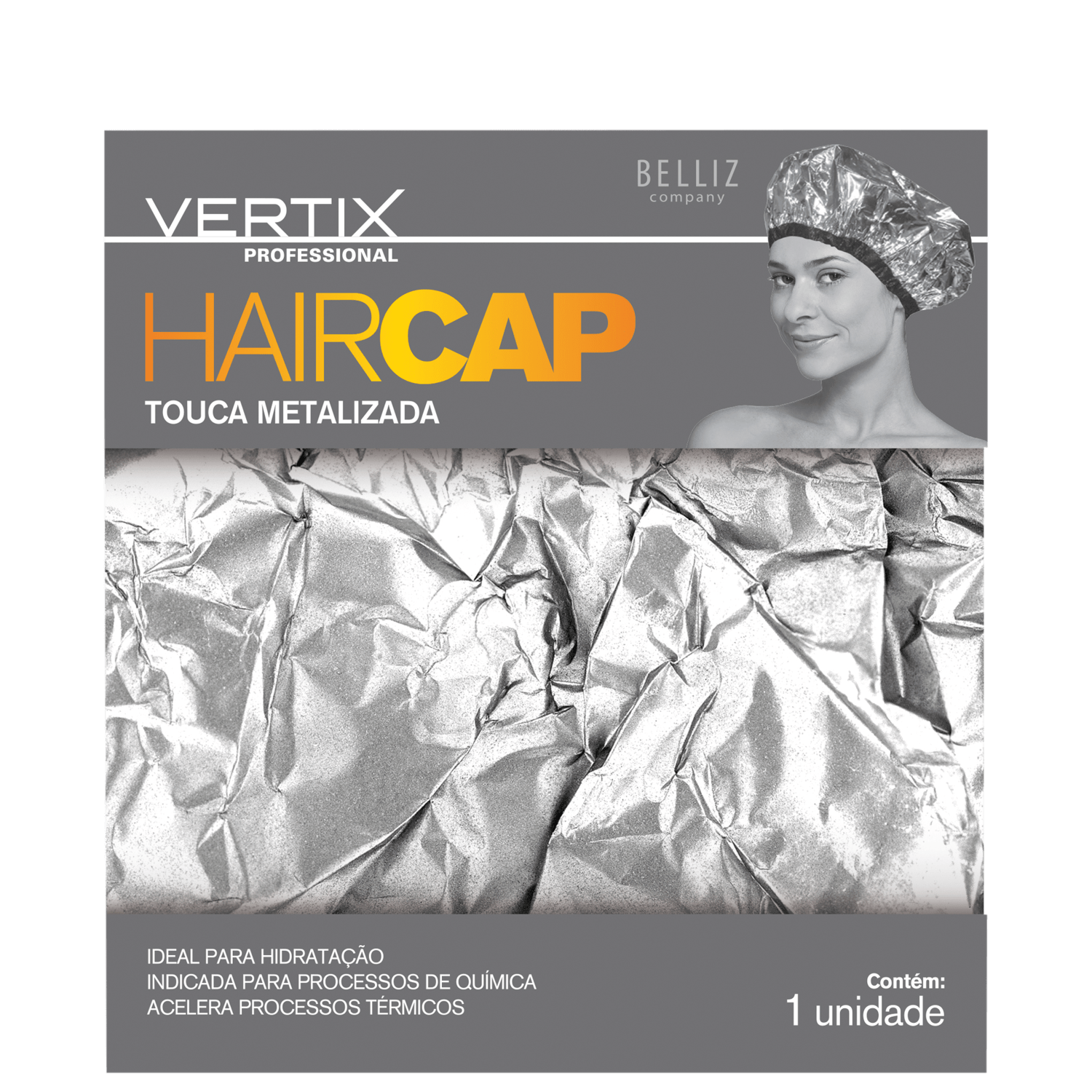 Vertix Hair Cap - Touca Metalizada