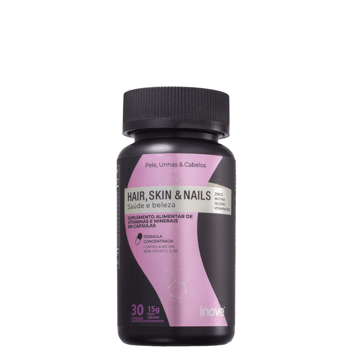 Inove Nutrition Hair, Skin & Nails - Suplemento Vitamínico (30 Cápsulas)