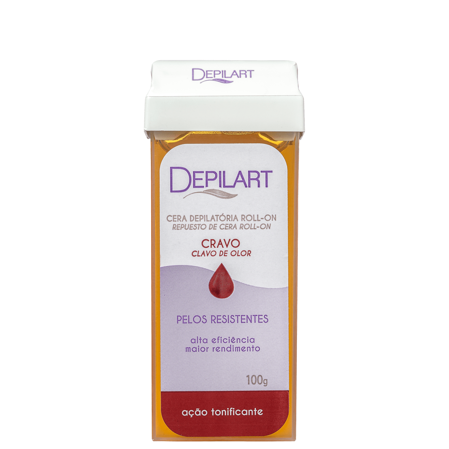 Depilart Cravo Refil - Cera Depilatória Roll-On 100g