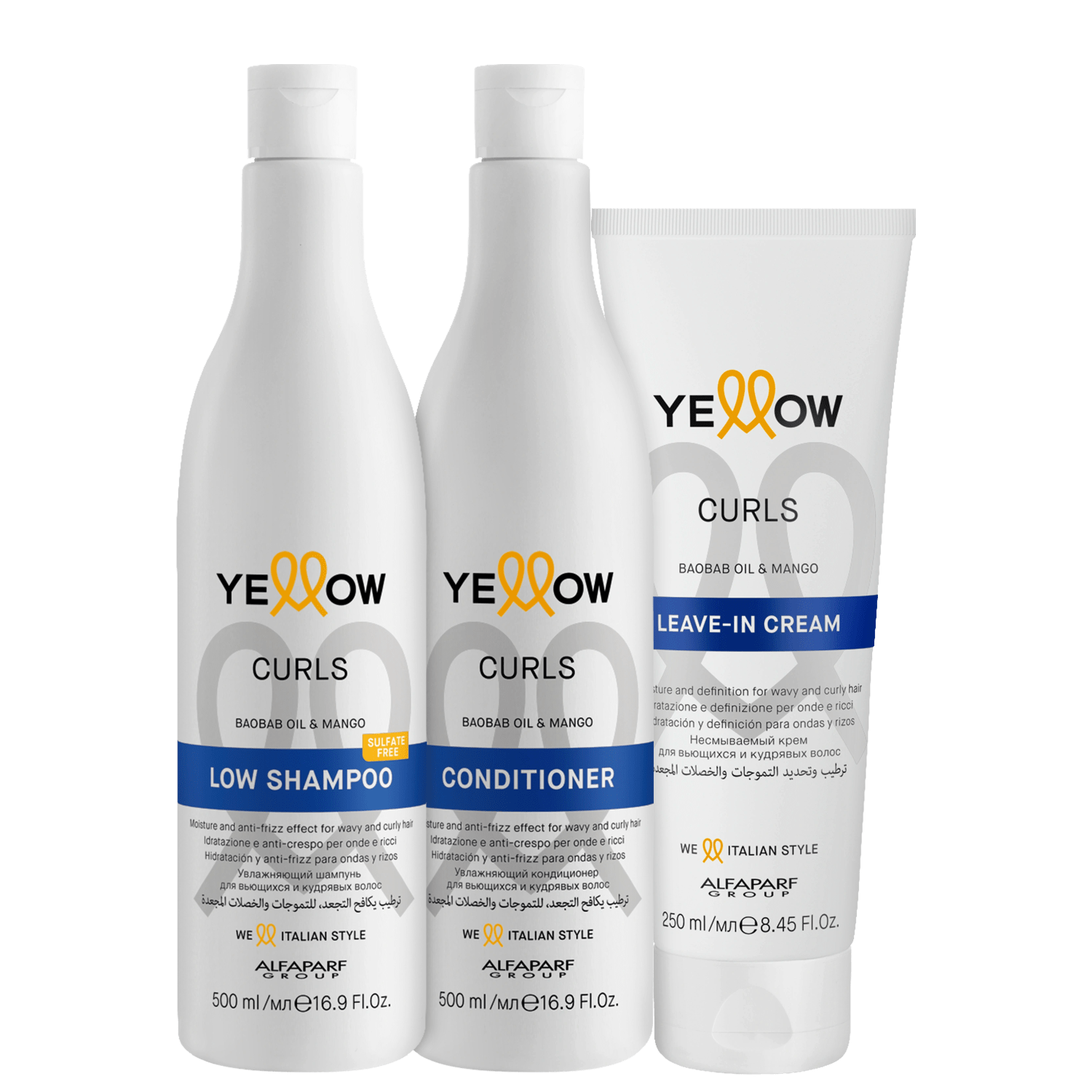 Kit Yellow Curls Proteção (3 Produtos)
