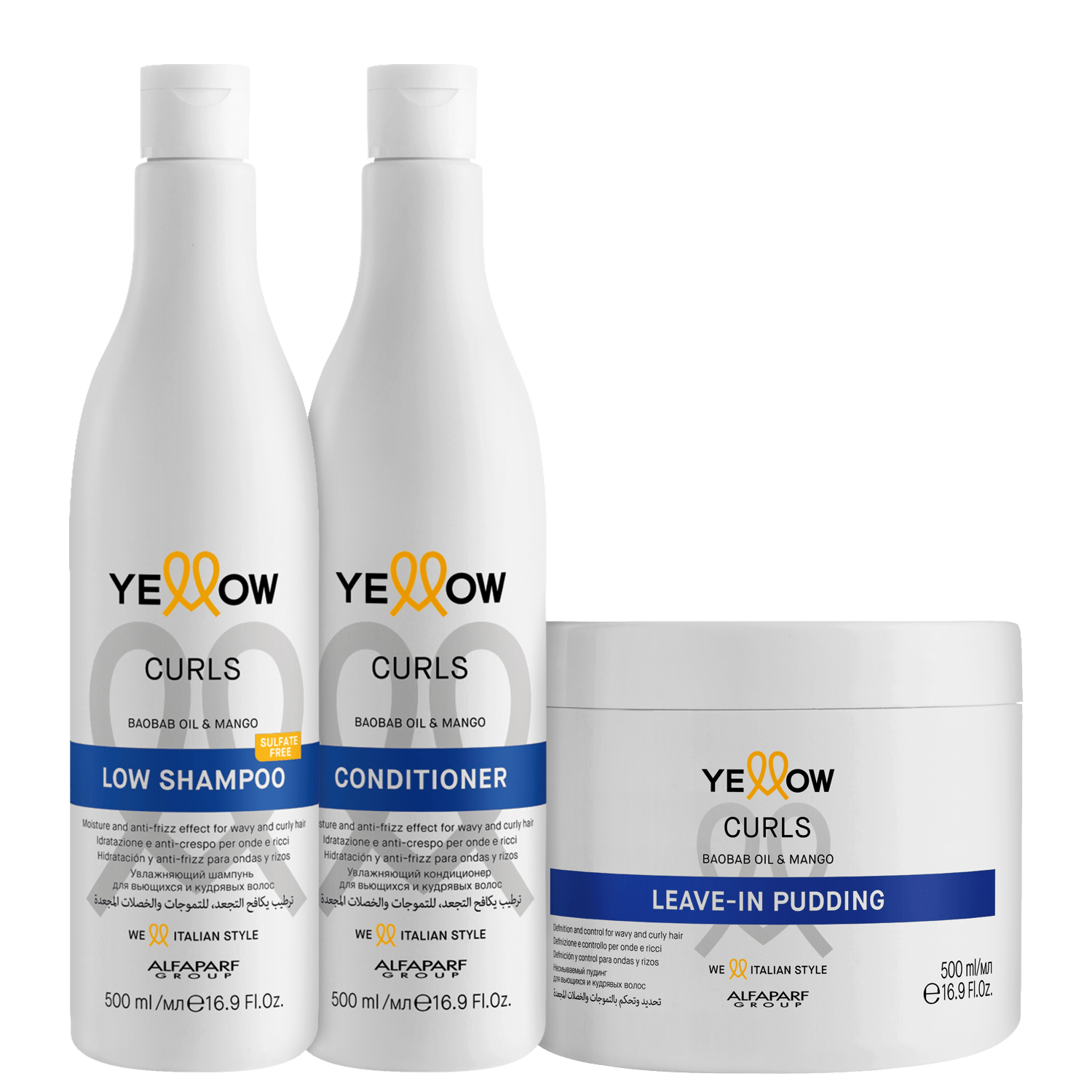 Kit Yellow Curls Definição (3 Produtos)