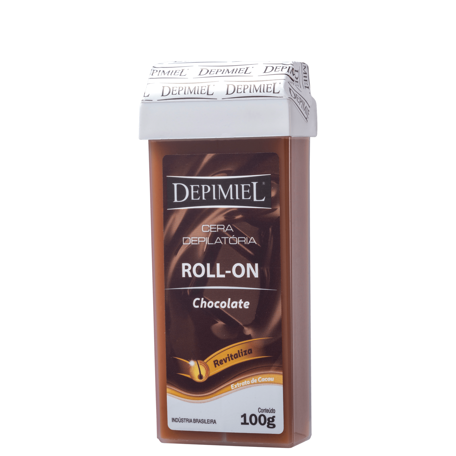 Depimiel Chocolate - Cera Depilatória Roll-On 100g