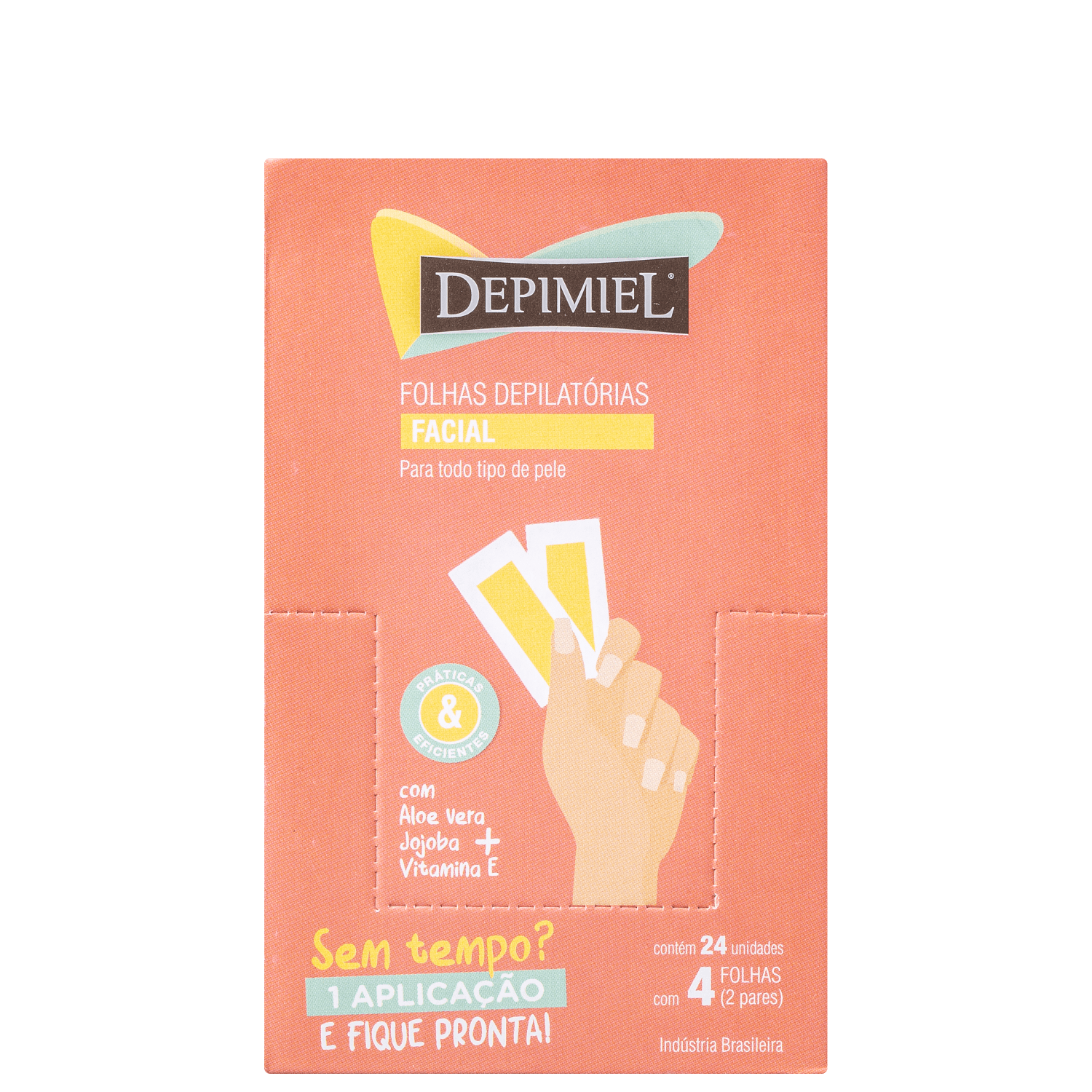 Depimiel - Folhas Depilatórias Faciais (4 Unidades)