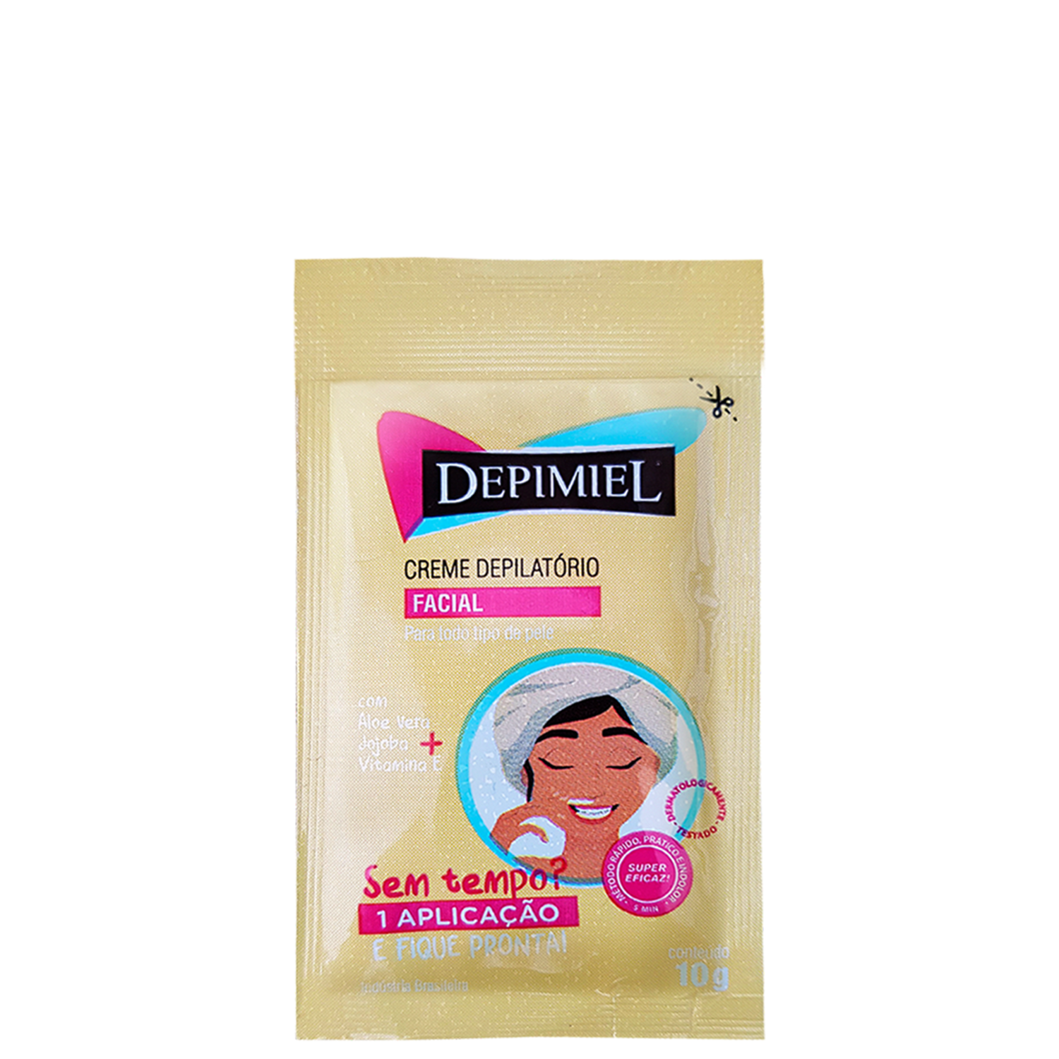 Depimiel Sachê - Creme Depilatório Facial 10g