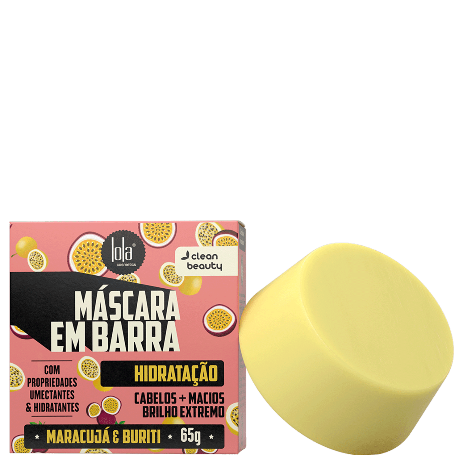 Lola Cosmetics Hidratação - Máscara Capilar em Barra 65g