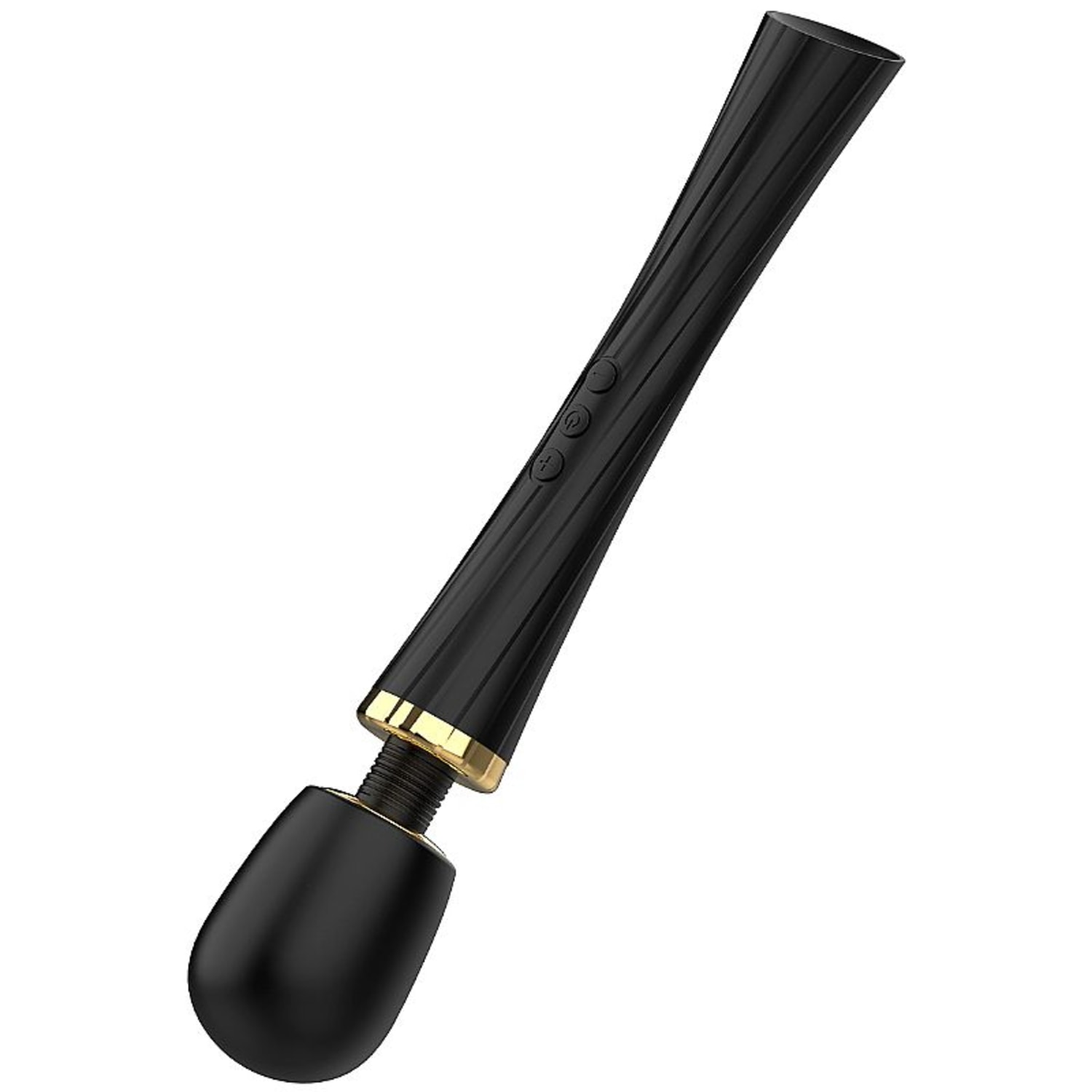 Sexy Import Varinha Mágica com Cabeça Flexível 29cm Preto - Vibrador