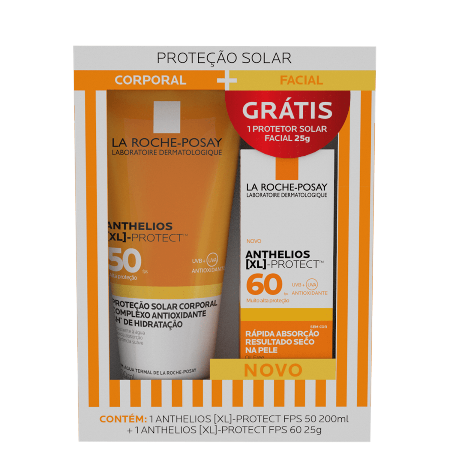 Kit La Roche-Posay Anthelios XL Protect Corporal e Facial (2 Produtos)