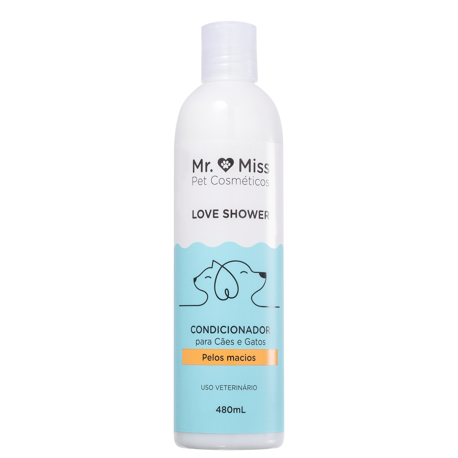 Mr. & Miss Pet Cosméticos Mr. Miss Love Shower - Condicionador 480ml