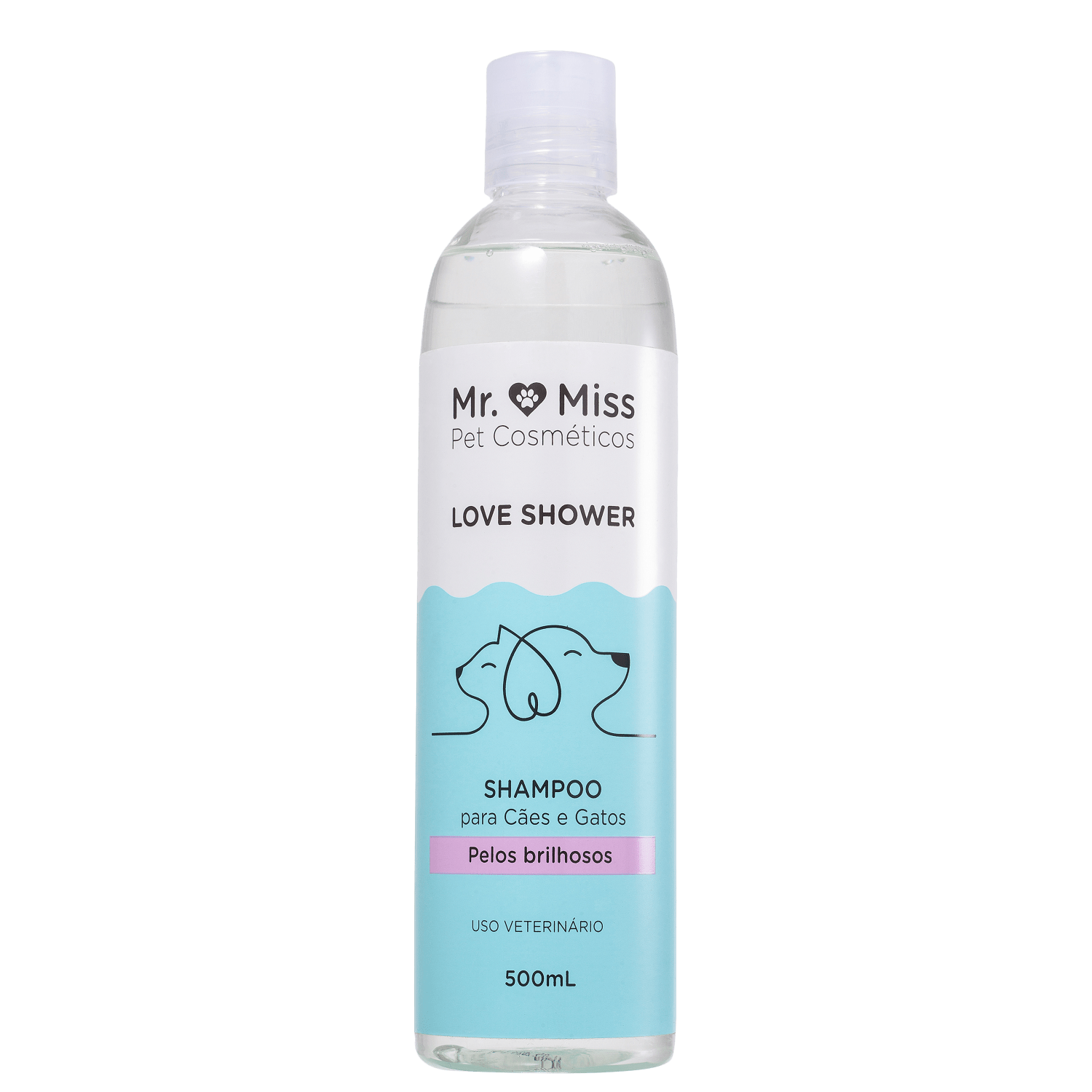 Mr. & Miss Pet Cosméticos Mr. Miss Love Shower - Shampoo 500ml