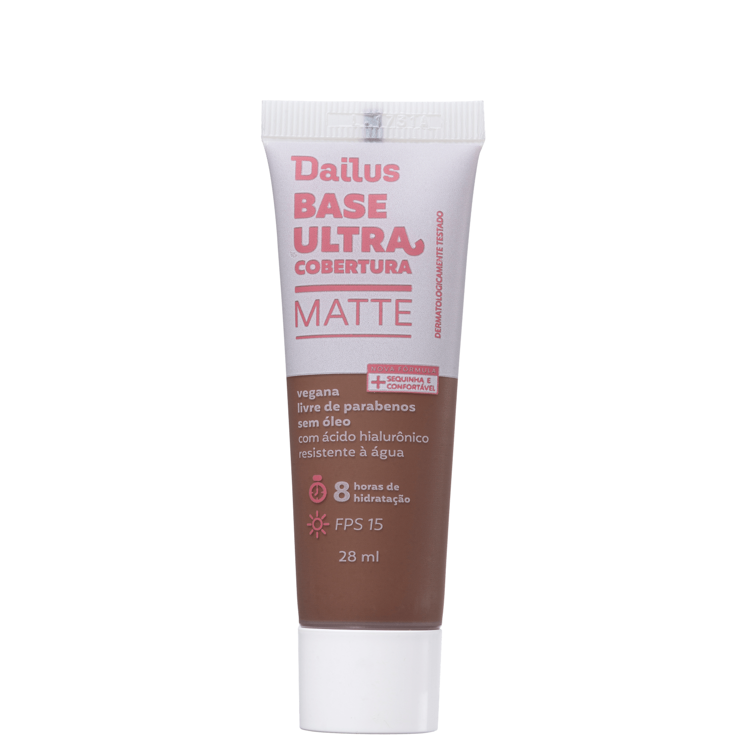 Dailus Ultra Cobertura Matte D12 Escuro - Base Líquida 28ml