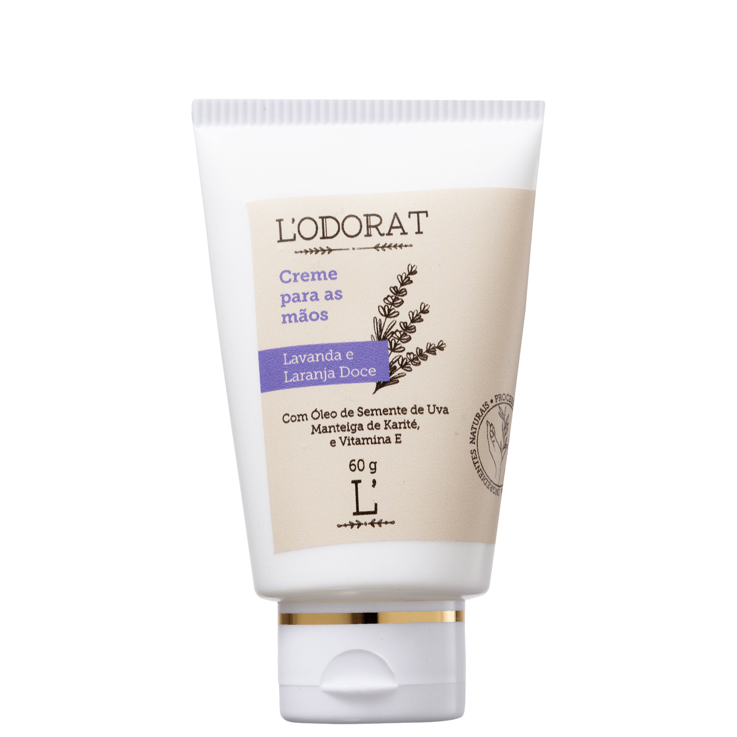 L'ODORAT Lavanda e Laranja Doce - Creme para as Mãos 60g