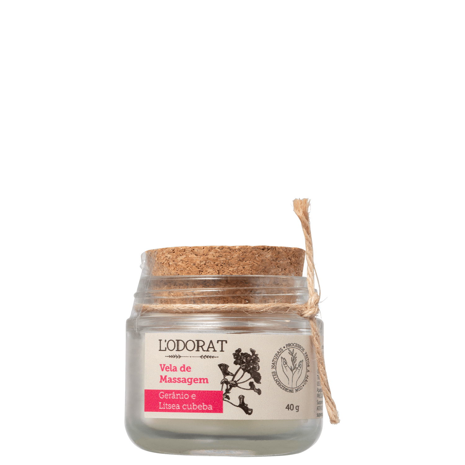 L'ODORAT Amor - Vela de Massagem 40g