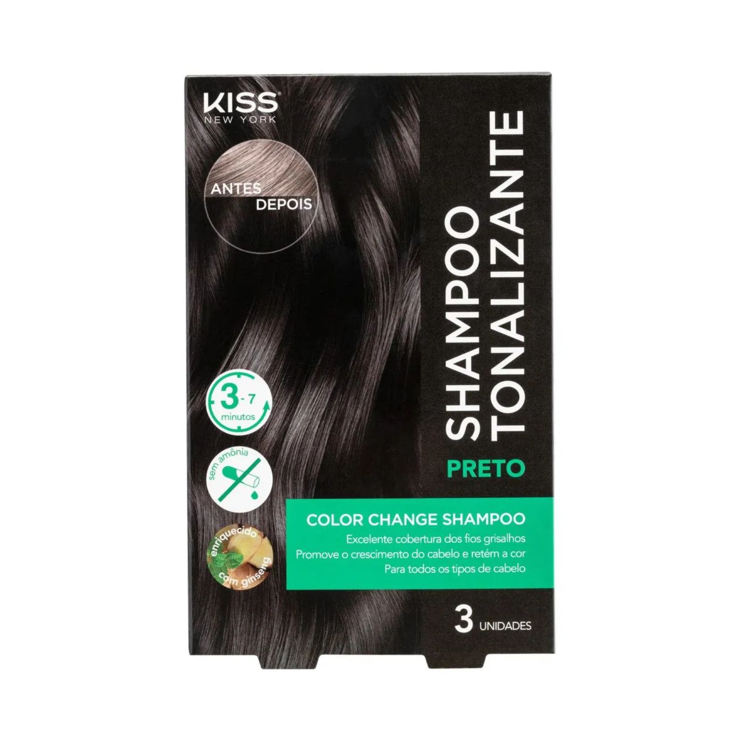 KNY SHAMPOO TONALIZANTE PRETO KISS